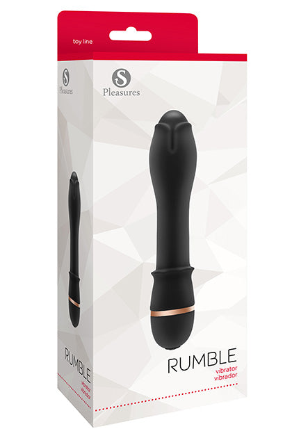 S PLEASURES - RUMBLE VIBRATOR BLACK