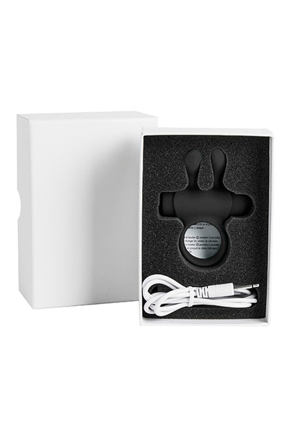 S PLEASURES PREMIUM LINE - RABBIT RING RECHARGEABLE BLACK