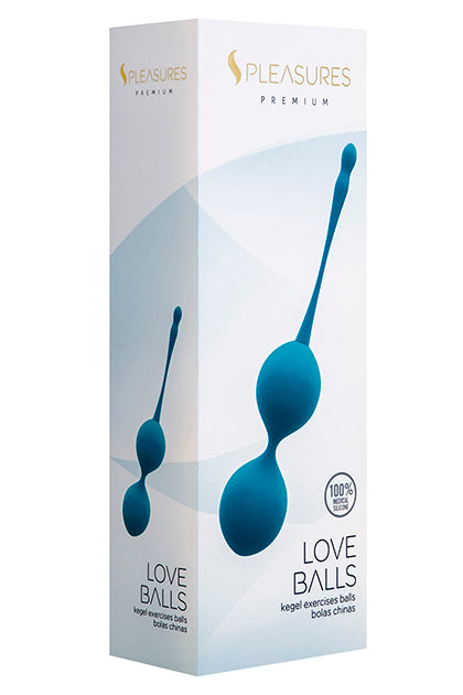 S PLEASURES PREMIUM LINE - LOVE BALLS TURQUOISE