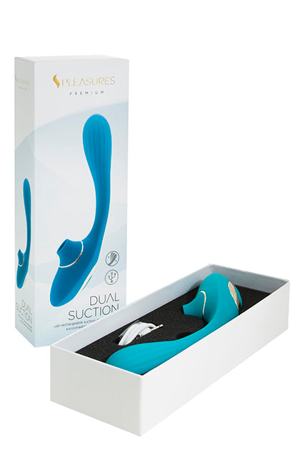 S PLEASURES PREMIUM LINE - DUAL SUCTION TURQUOISE