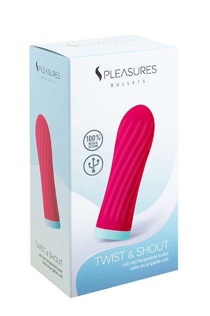 S PLEASURES BULLETS - TWIST&SHOUT - CERISE