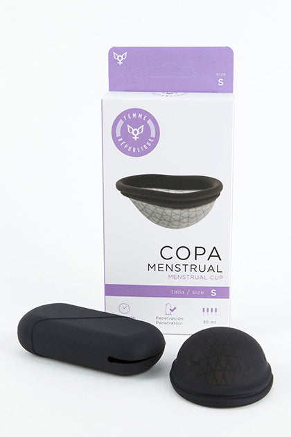 FEMME RÉPUBLIQUE - MENSTRUAL CUP SIZE S - BLACK