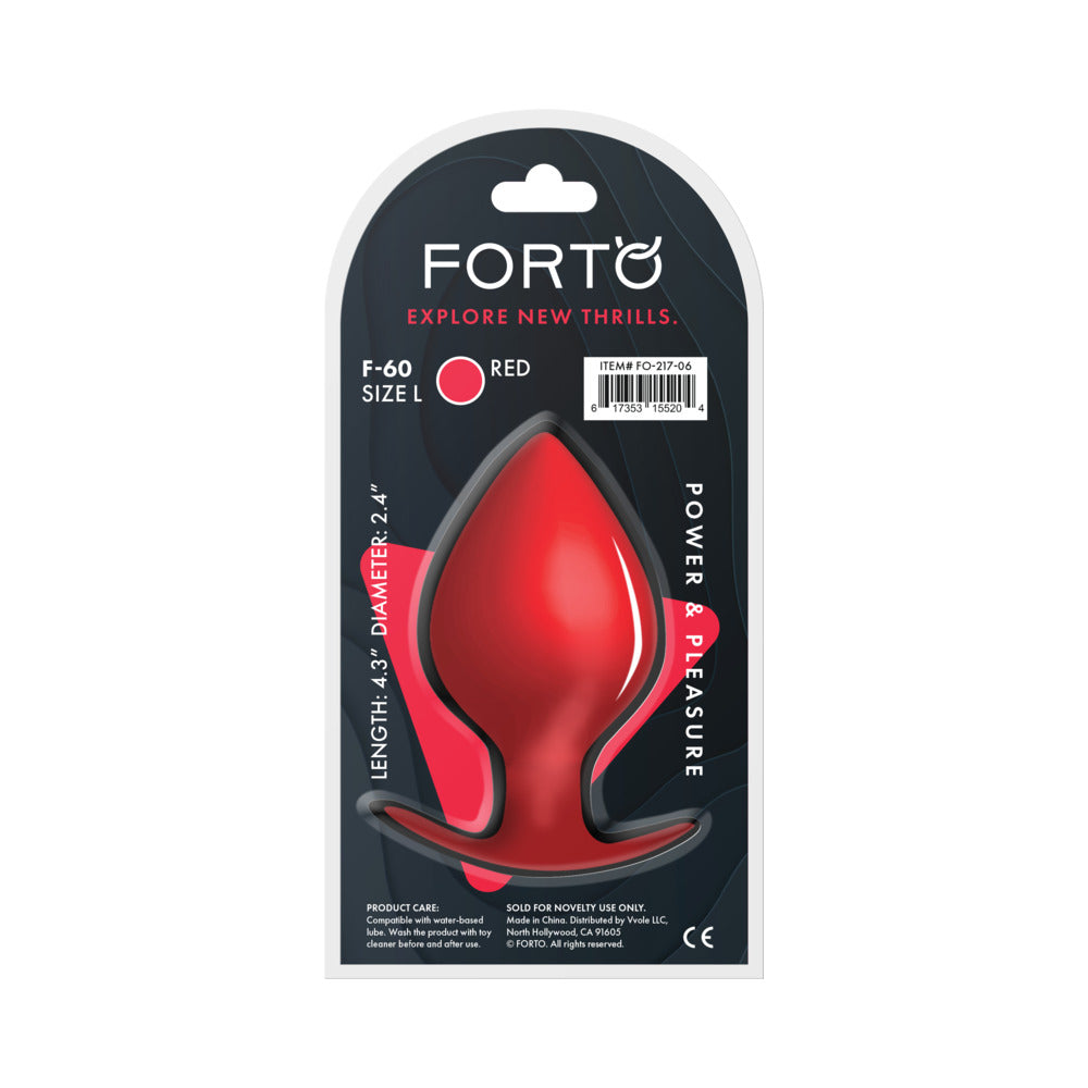 FORTO - F 60 LARGE SILICONE ANAL SPADE PLUG