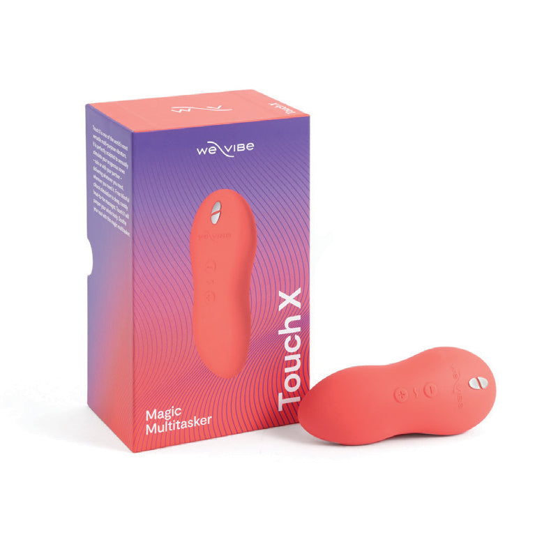 WE-VIBE - TOUCH X VIBRADOR E MASSAGEM DE SILICONE RECARREGÁVEL CRAVE CORAL