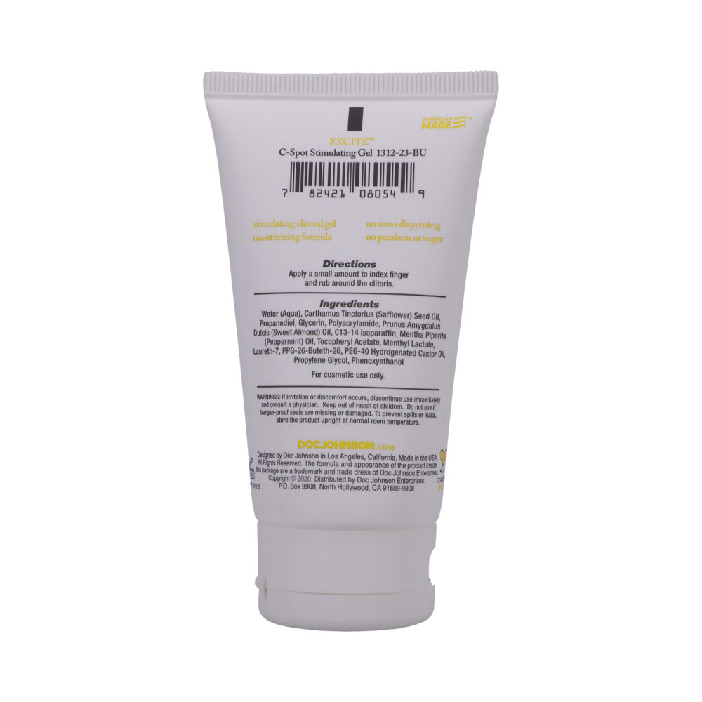 DOC JOHNSON - EXCITE C-SPOT STIMULATING CREAM 2 OZ. BULK