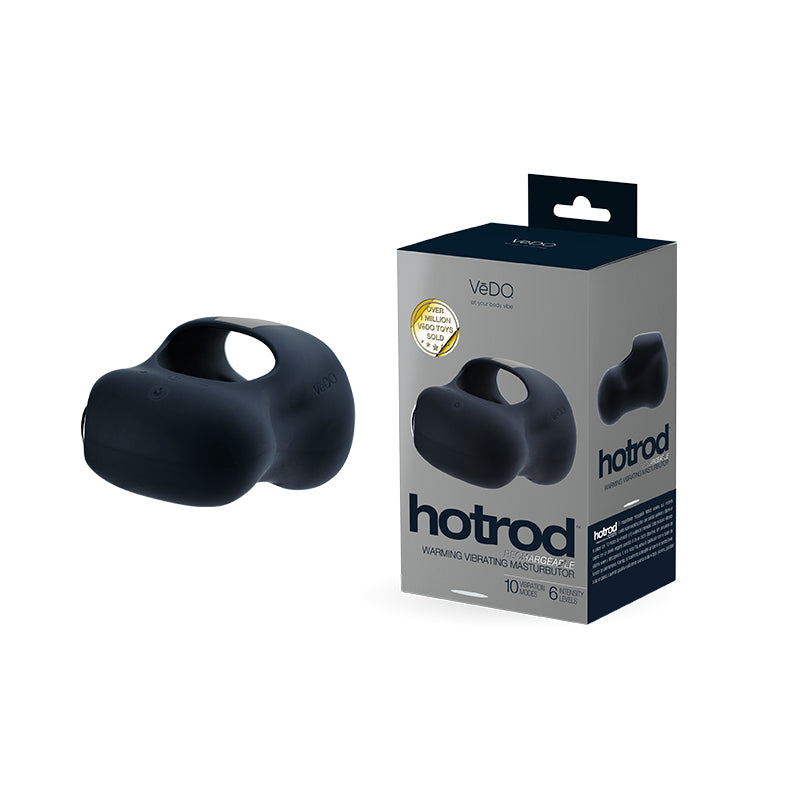 VEDO - HOTROD RECHARGEABLE WARMING MASTURBATOR JUST BLACK