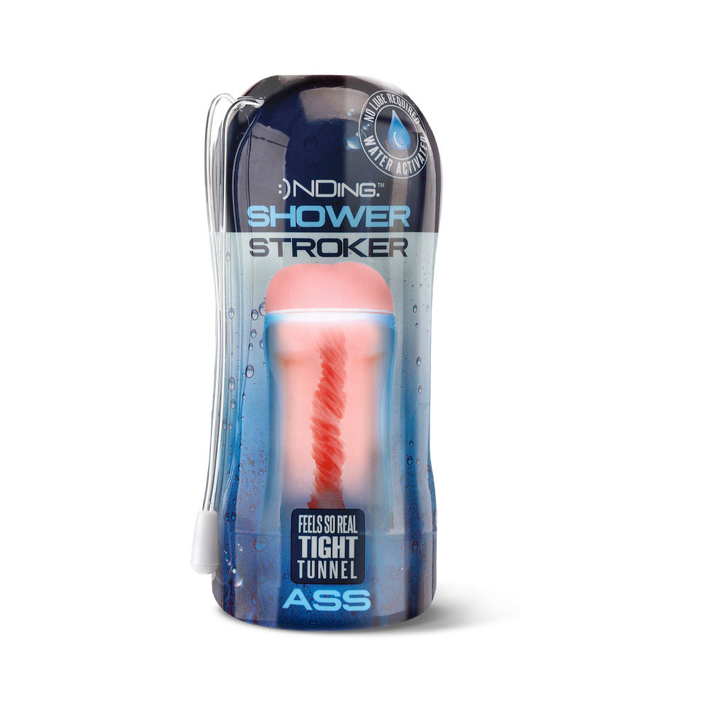 NOVIDADES GLOBAIS - HAPPY ENDING SELF-LUBRICATING SHOWER STROKER - ÂNUS