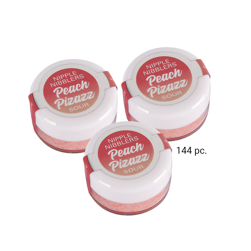 CLASSIC BRANDS - NIPPLE NIBBLER SOUR TINGLE BALM PEACHPIZAZZ (BULK PACK/144 PCS) 3 G