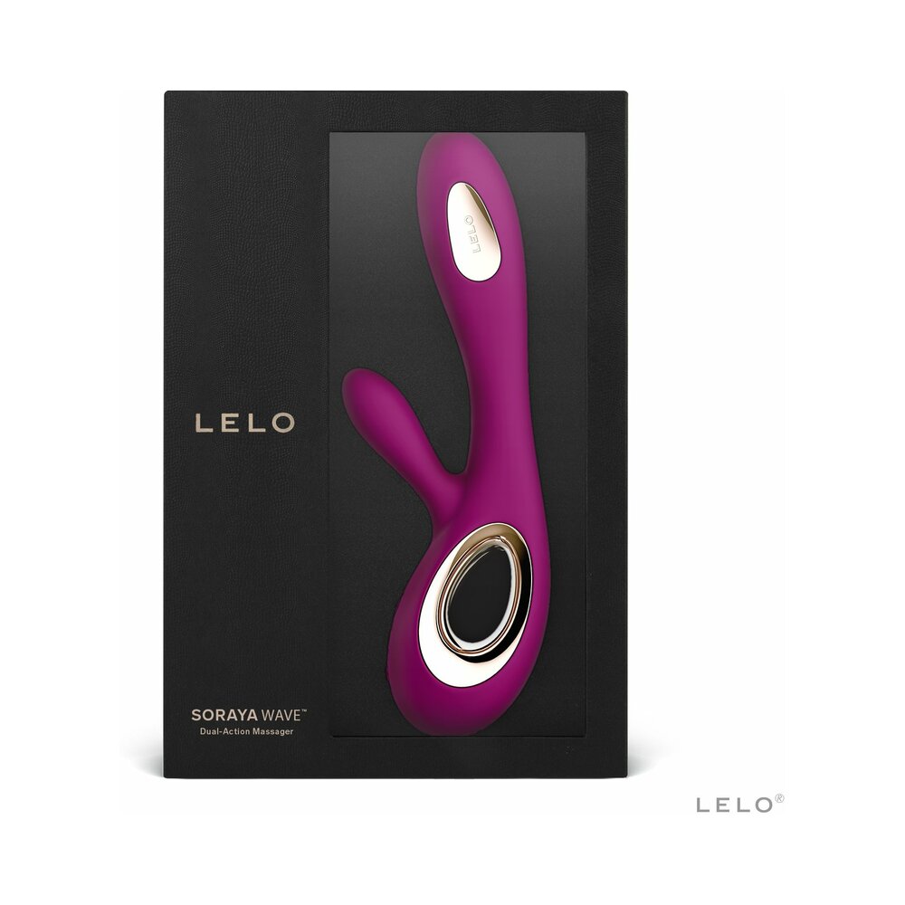 LELO - SORAYA WAVE RECHARGEABLE RABBIT VIBRATOR DEEP ROSE
