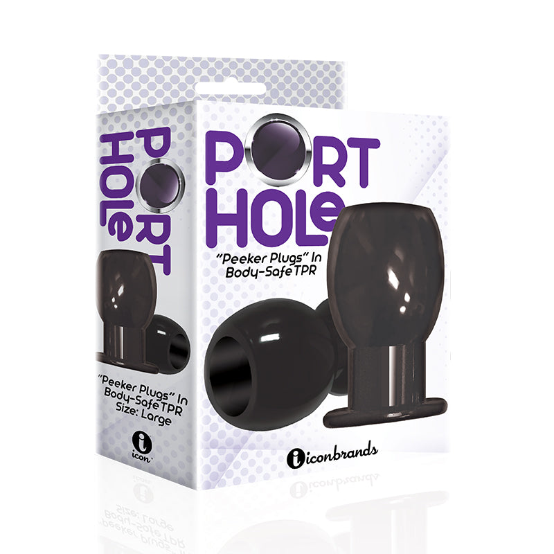 ICON BRANDS - THE 9'S PORT HOLE HOLLOW BUTT PLUG