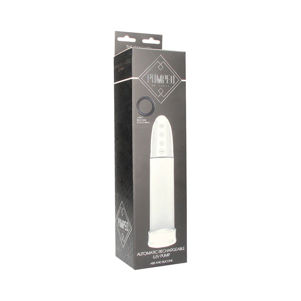 SHOTS - BOMBA DE VÁCUO AUTOMÁTICA RECARREGÁVEL LUV PUMP TRANSPARENTE
