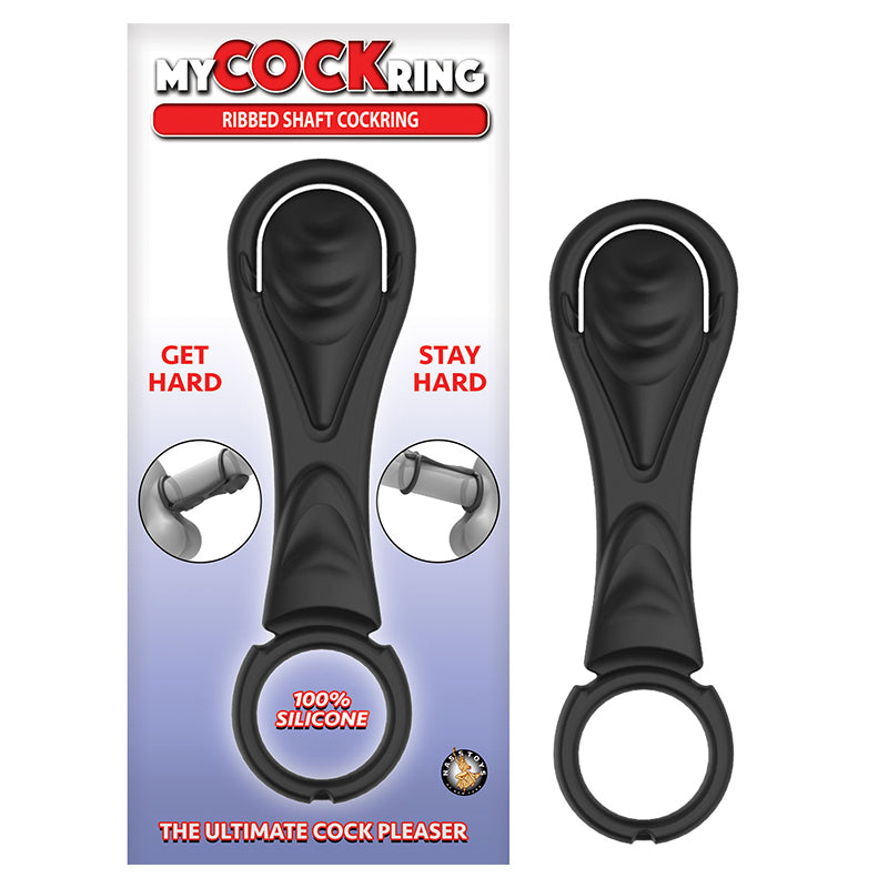 NASSTOYS - ANEL PENIAN COM ESTRUTURA CANELADA MY COCKRING PRETO