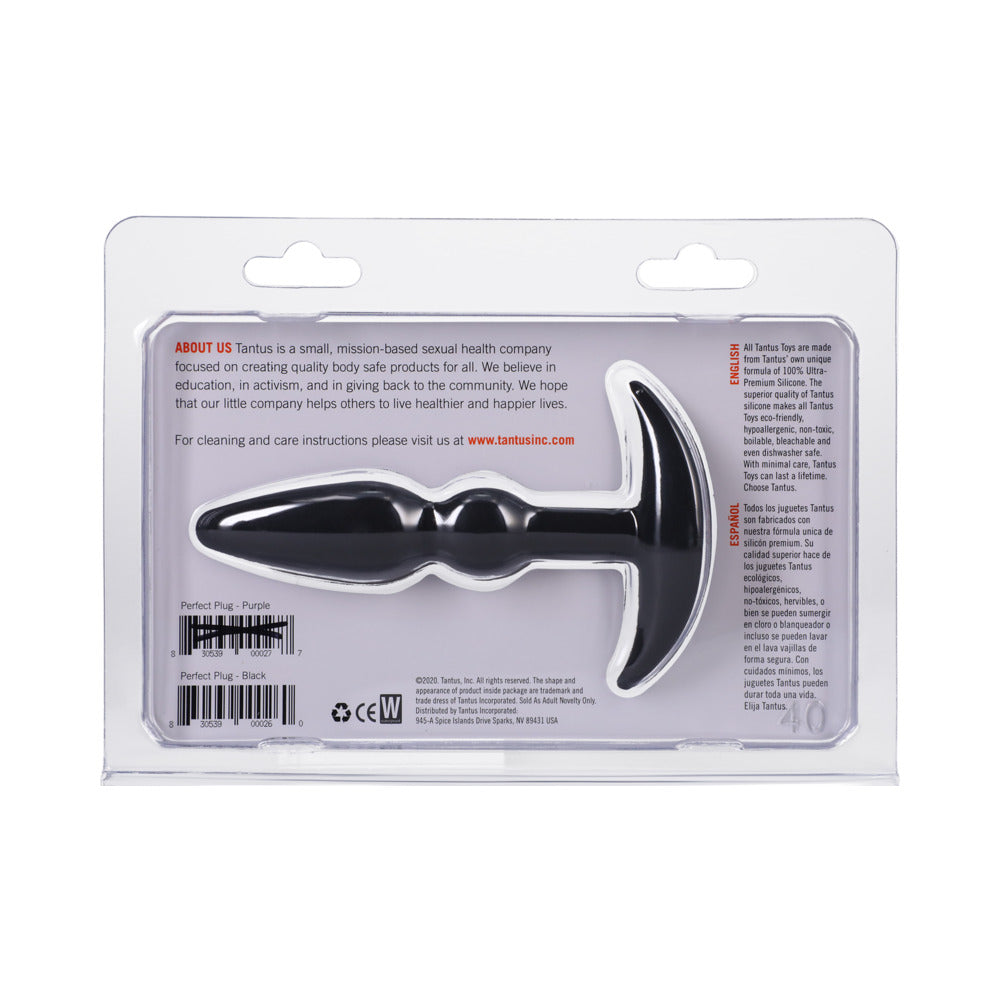 TANTUS - PERFECT PLUG ANAL PLUG ONYX