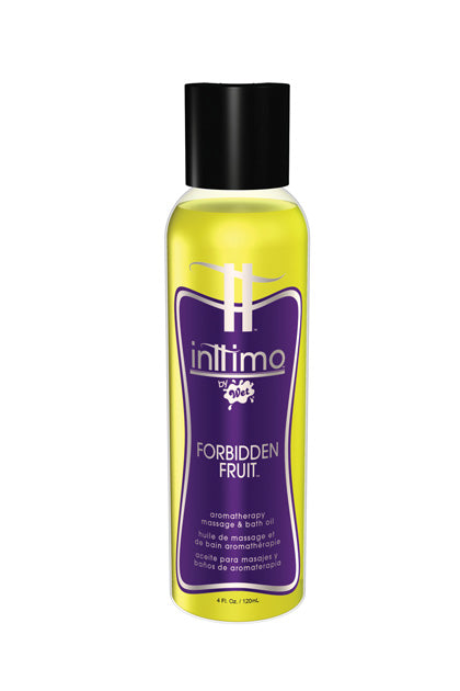 WET - INTTIMO AROMATHERAPY MASSAGE OIL FORBIDDEN FRUIT 120 ML