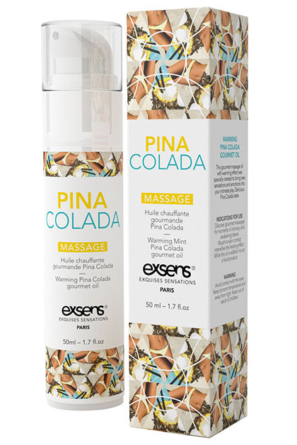 EXSENS - WARMING GOURMET MASSAGE OIL PIÑA COLADA 50 ML