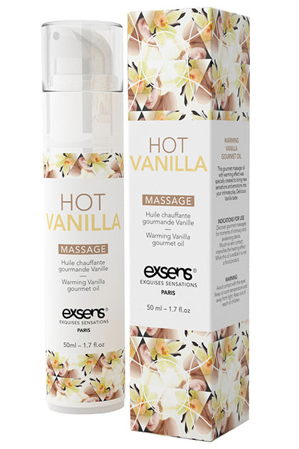 EXSENS - WARMING GOURMET MASSAGE OIL HOT VAINILLA 50 ML