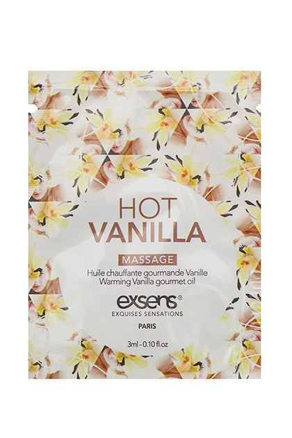 EXSENS - WARMING GOURMET MASSAGE OIL HOT VAINILLA SACHET 3 ML
