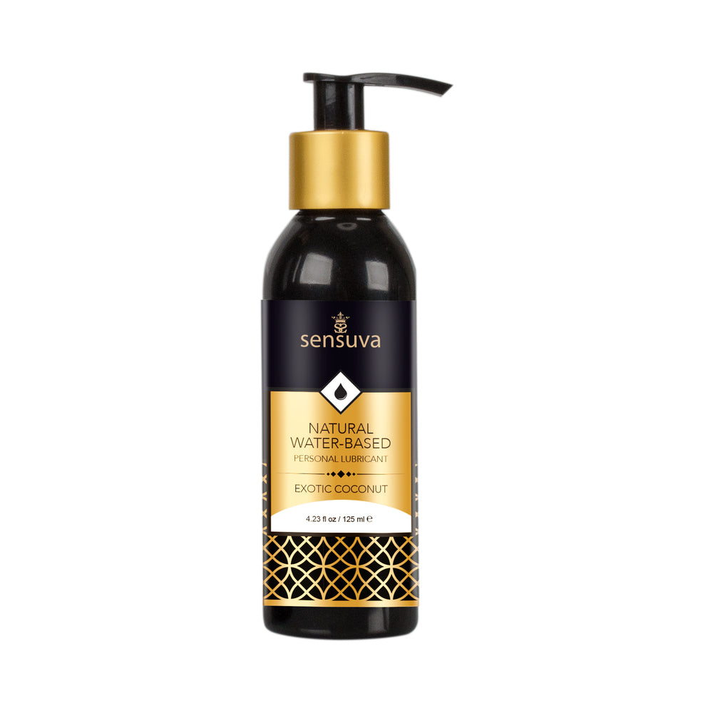 SENSUVA - LUBRIFICANTE PESSOAL NATURAL À BASE DE ÁGUA COCO EXÓTICO 4 OZ.