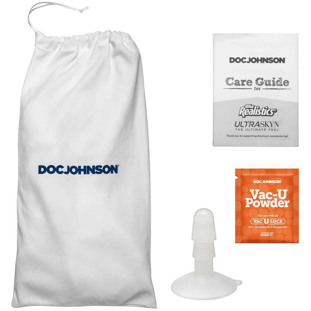 DOC JOHNSON - SIGNATURE COCKS ANTON HARDEN 11 POL. ULTRASKYN COM VENTOSA VAC-U-LOCK AMOVÍVEL