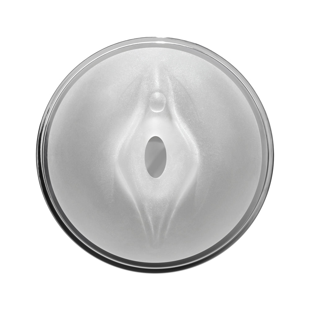 ZERO TOLERANCE - DOUBLE DIP DUAL-ENDED REALISTIC STROKER WITH MOVIE DOWNLOAD WHITE