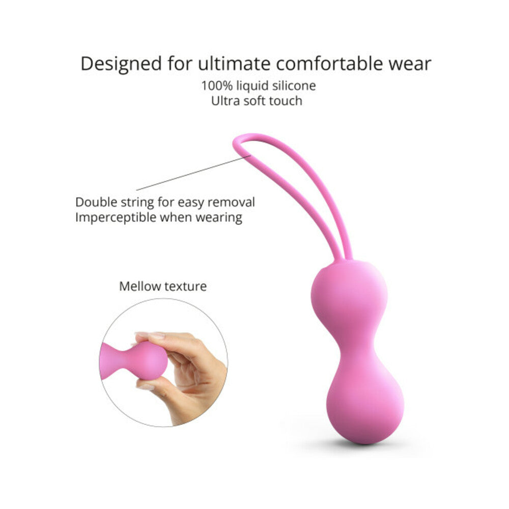 LOVELY PLANET - LOVE TO LOVE BOLAS DE KÉGEL EM SILICONE PINK PASSION