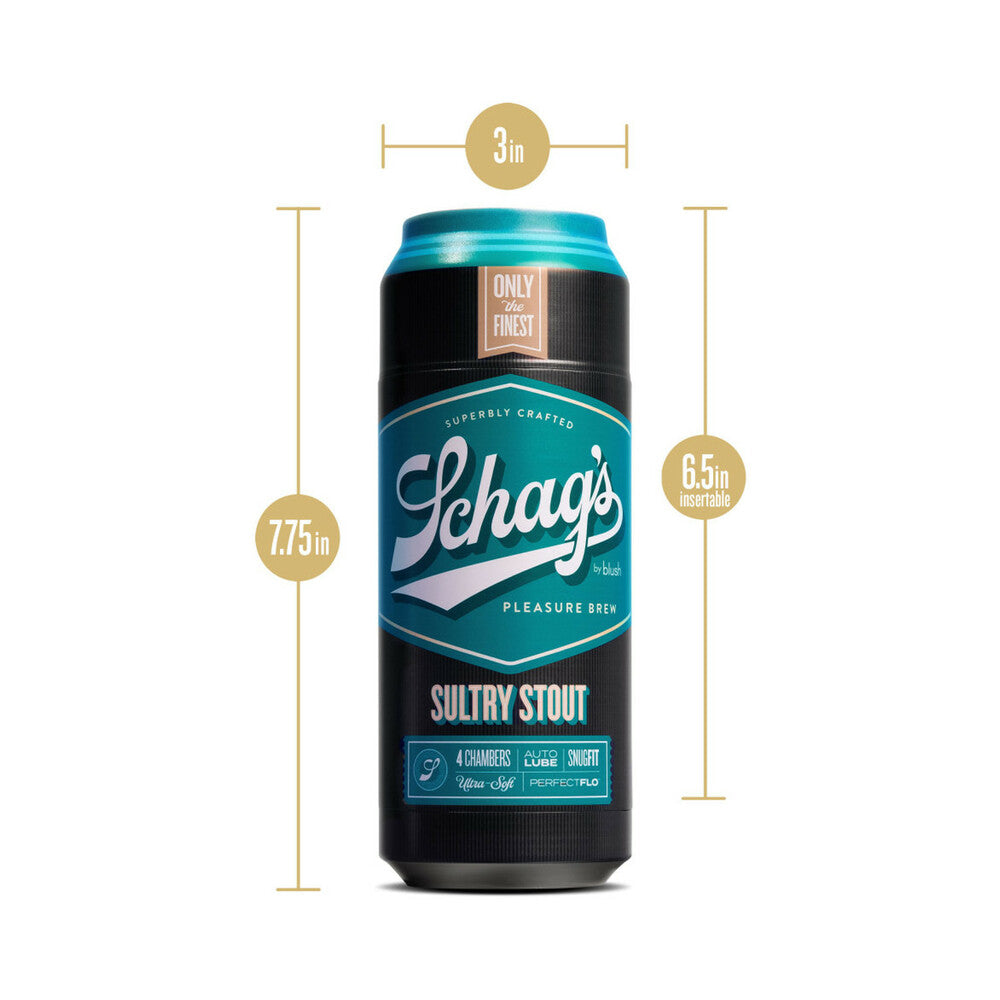 BLUSH - SCHAG'S SULTRY STOUT SELF-LUBRICATING STROKER FROSTED
