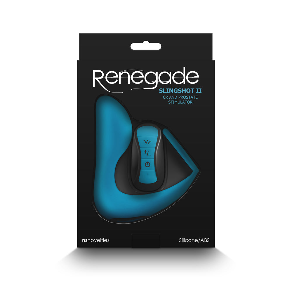 NS NOVELTIES - RENEGADE SLINGSHOT II COCK RING & PROSTATE STIMULATOR TEAL