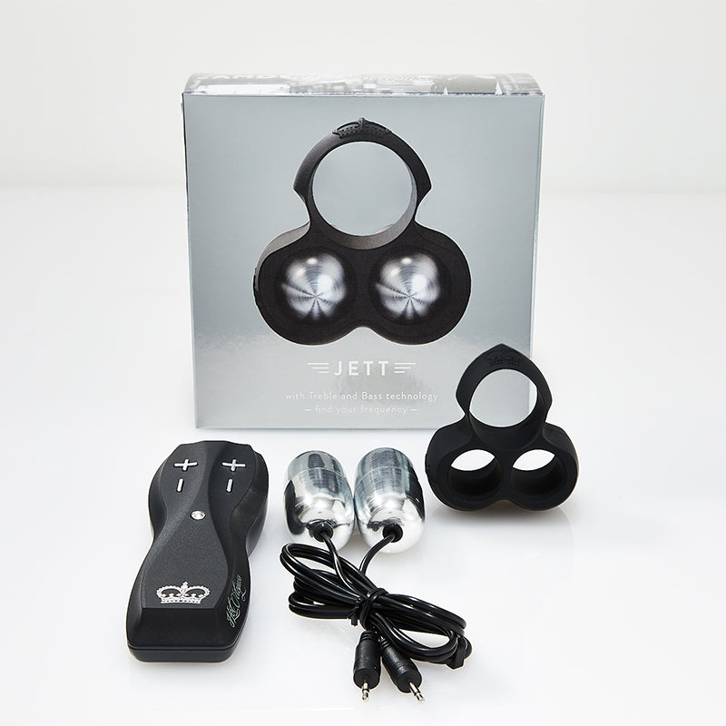 HOT OCTOPUSS - JETT REMOTE-CONTROLLED PENIS VIBRATOR BLACK