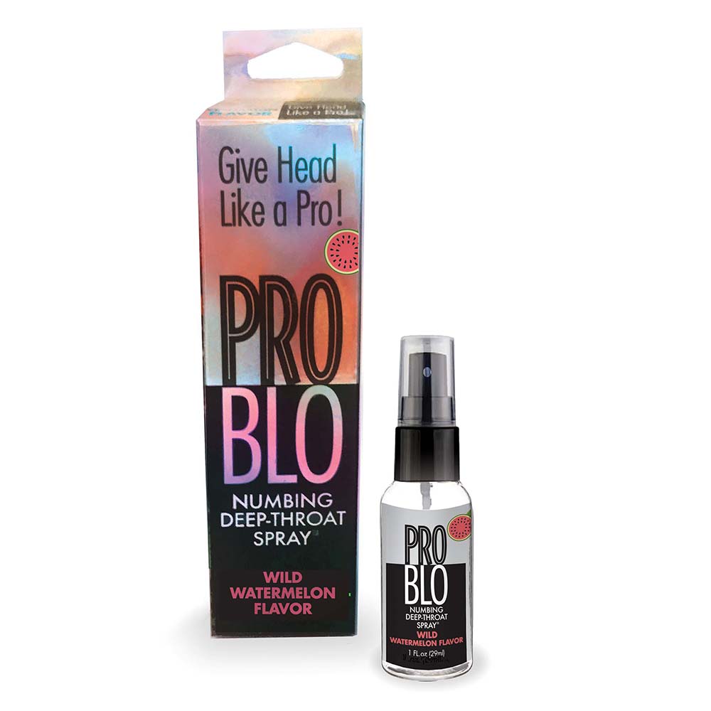 LITTLE GENIE - PRO BLO NUMBING DEEP THROAT SPRAY WATERMELON 1 OZ.