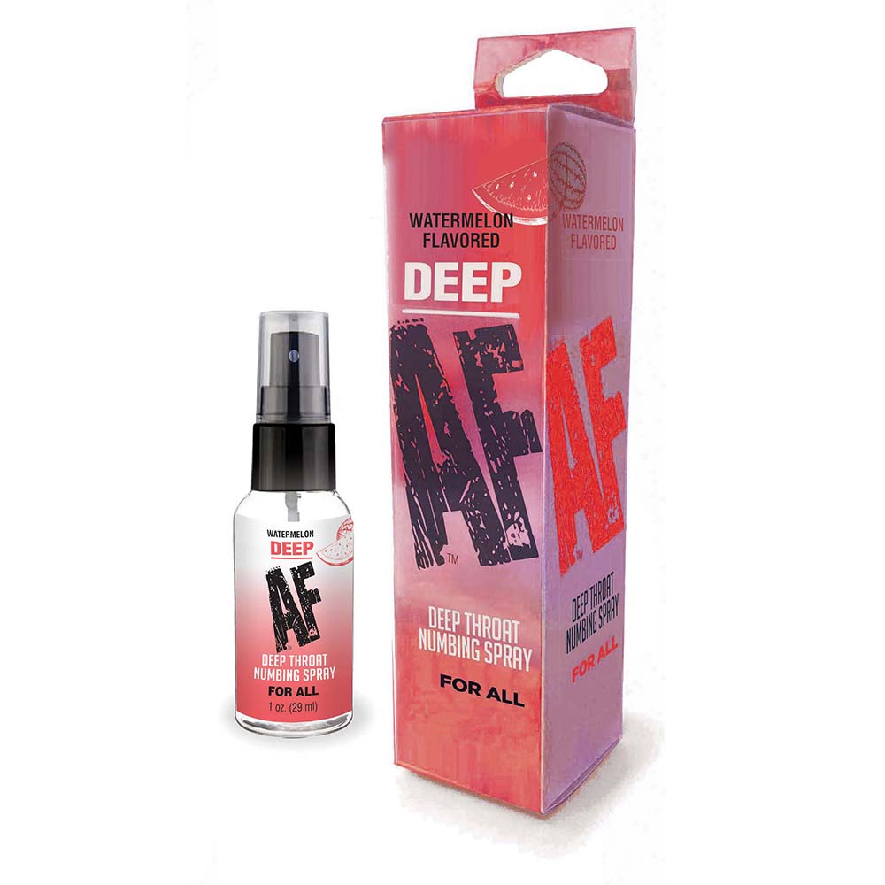 LITTLE GENIE - DEEP AF WATERMELON FLAVORED DEEP THROAT NUMBING SPRAY 1 OZ.