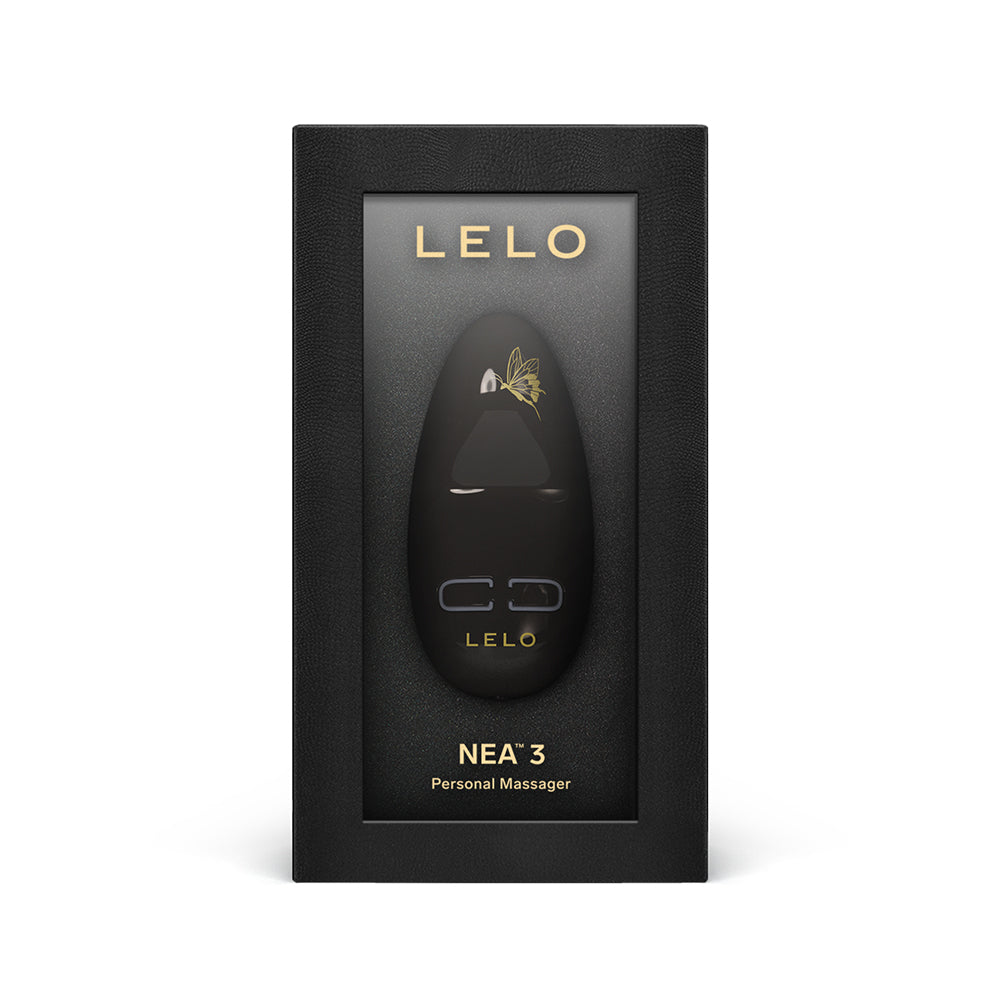 LELO - NEA 3 RECHARGEABLE MINI SILICONE VIBRATOR BLACK
