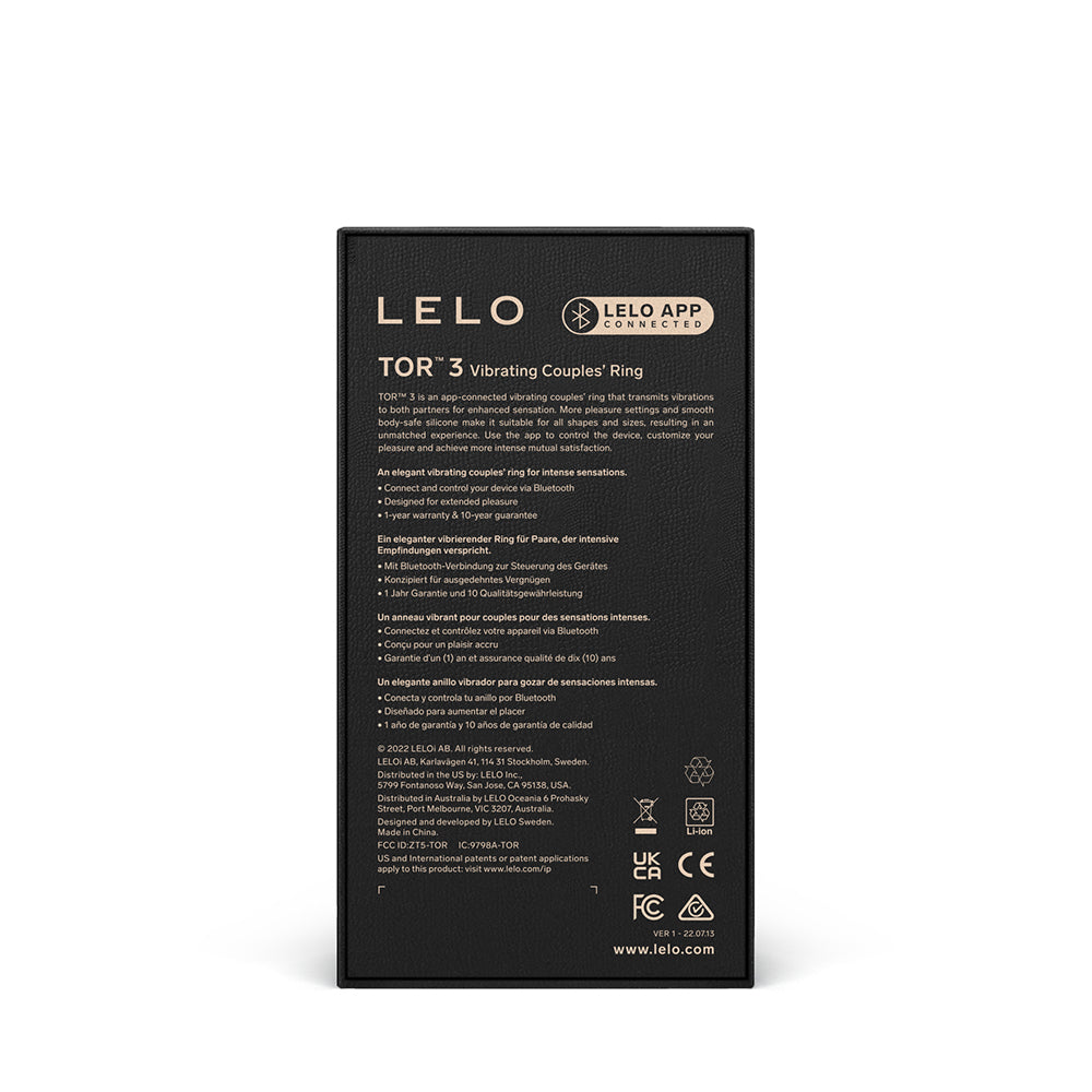 LELO - TOR 3 ANEL VIBRATÓRIO VIOLET DUST