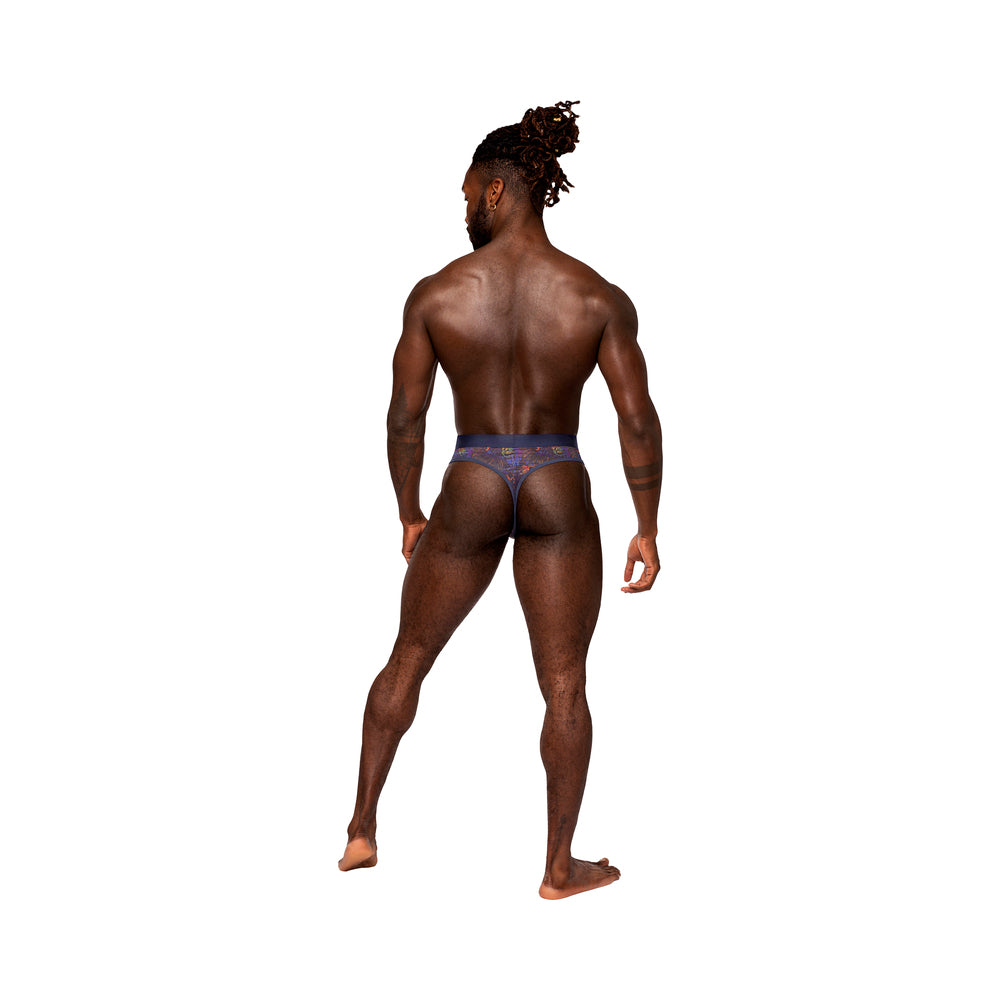 MALE POWER - SHEER PRINTS SHEER THONG SPATTER S/M