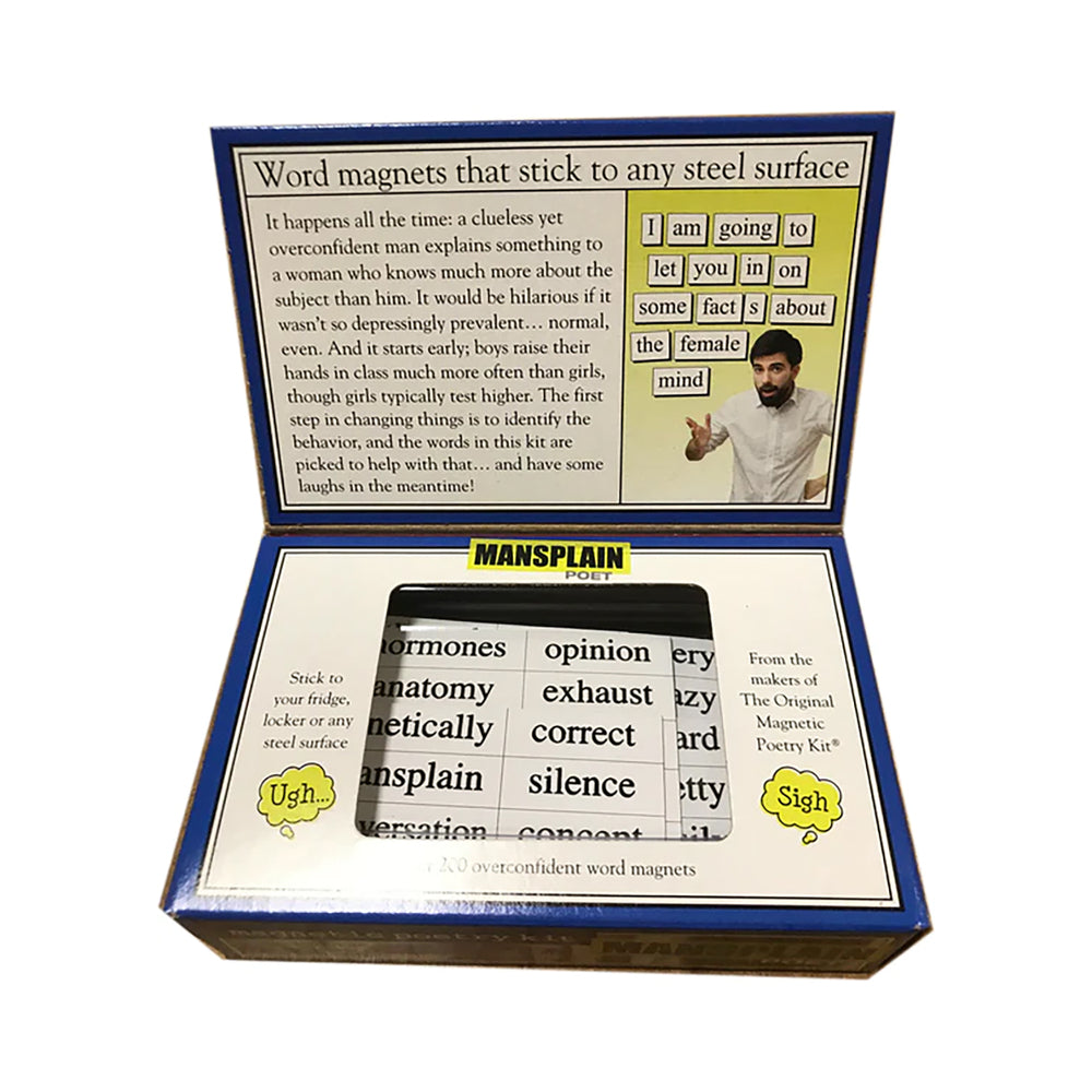 MAGNETIC POETRY - KIT: MANSPLAINER POET