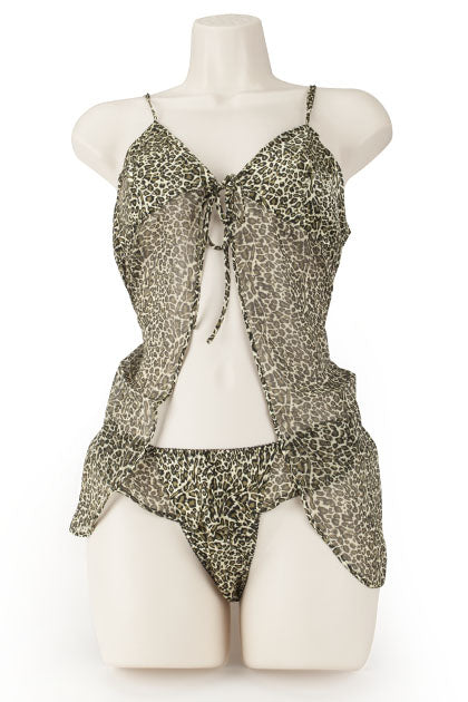 EXPOSED - BABY DOLL THONG LEO L