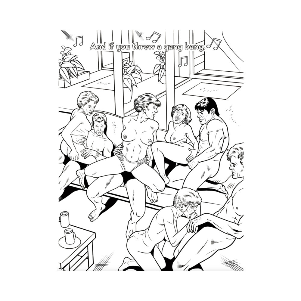 WOOD ROCKET - THE GOLDEN GILFS PORN PARODY COLORING BOOK