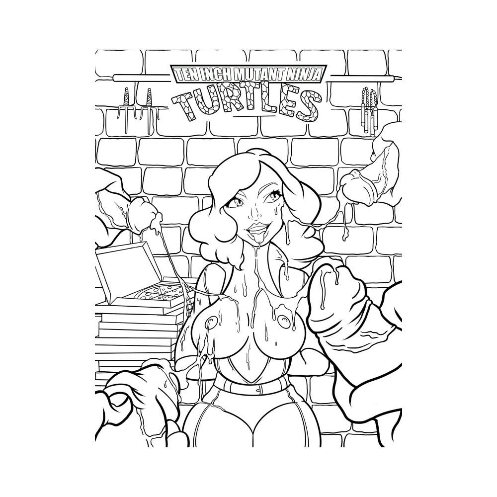 WOOD ROCKET - PORN PARODY COLORING BOOK