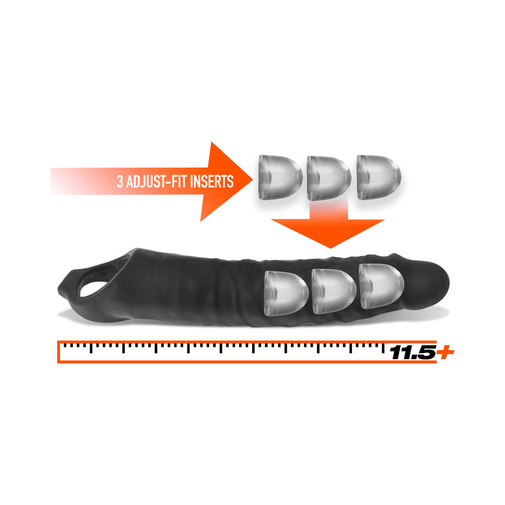 OXBALLS - SNAKE DEEP-REACHER COCK SHEATH BLACK ICE