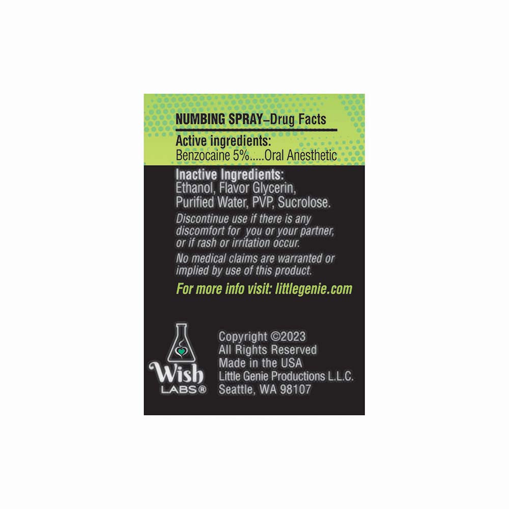 LITTLE GENIE - CHEEF RELIEF THROAT SPRAY MINT 1 OZ.
