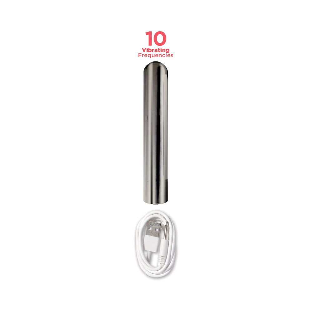 HOTT PRODUCTS - DICKBOY VIBES 6 IN. DILDO WITH RECHARGEABLE BULLET VANILLA