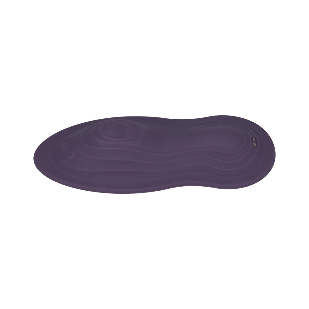 DOC JOHNSON - IRIDE PLEASURE SEAT THROB RECHARGEABLE WITH WIRELESS REMOTE DUSTY PURPLE