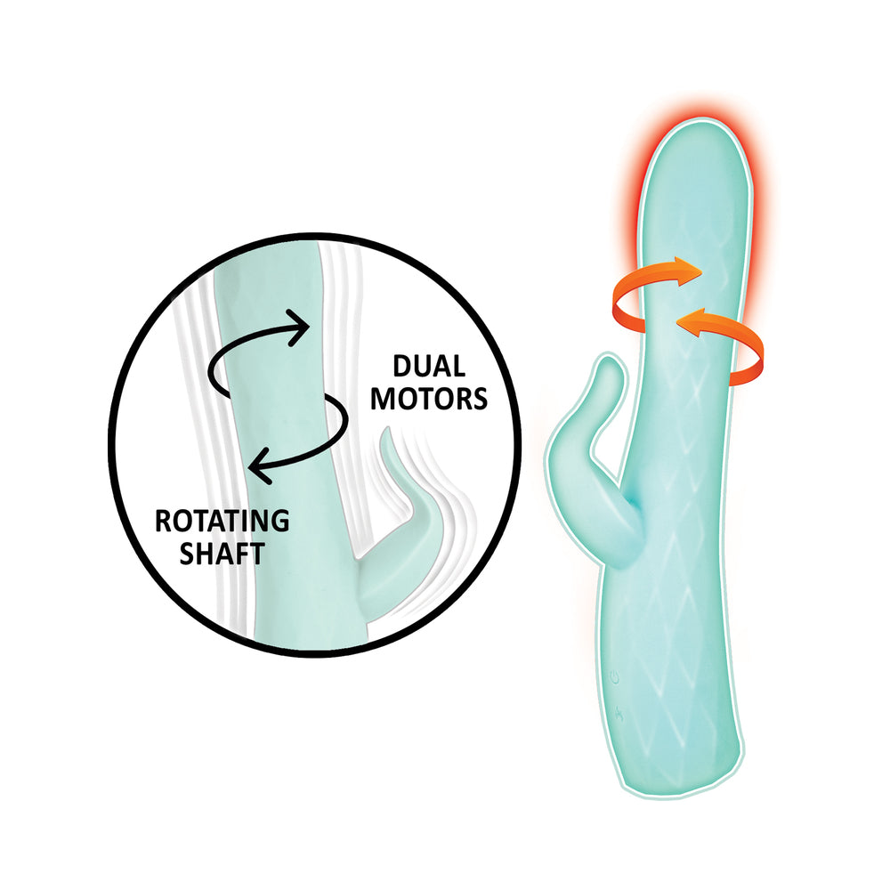 NASSTOYS - GODDESS HEAT UP ROTATING MASSAGER AQUA