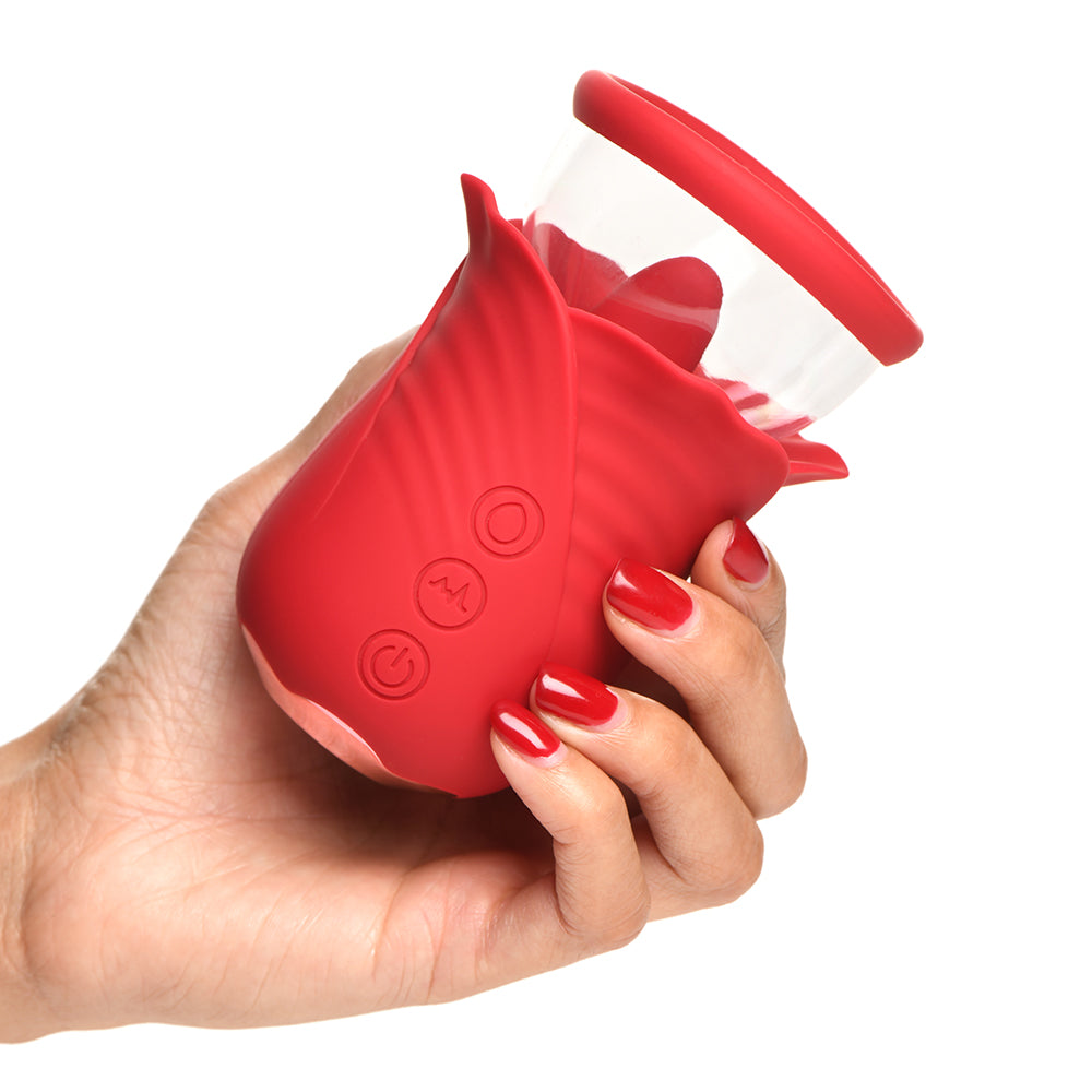 XR BRANDS - BLOOMGASM LILY LOVER SUCKING & VIBRATING CLITORAL STIMULATOR
