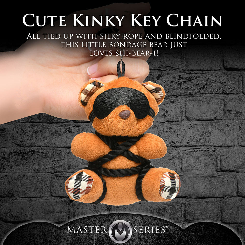 XR BRANDS - CHAVEIRO TEDDY BEAR COM CORDA MASTER SERIES