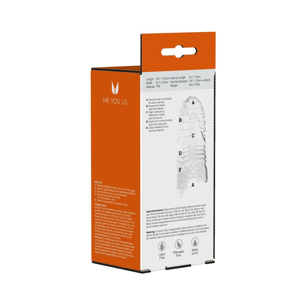 ME YOU US - GLACIER DUAL END STROKER