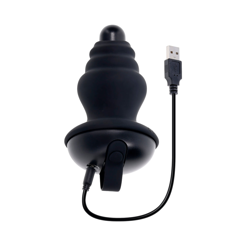 GENDER X - COBERTURA VIBRATÓRIA RECARREGÁVEL ECHO EM SILICONE PRETO