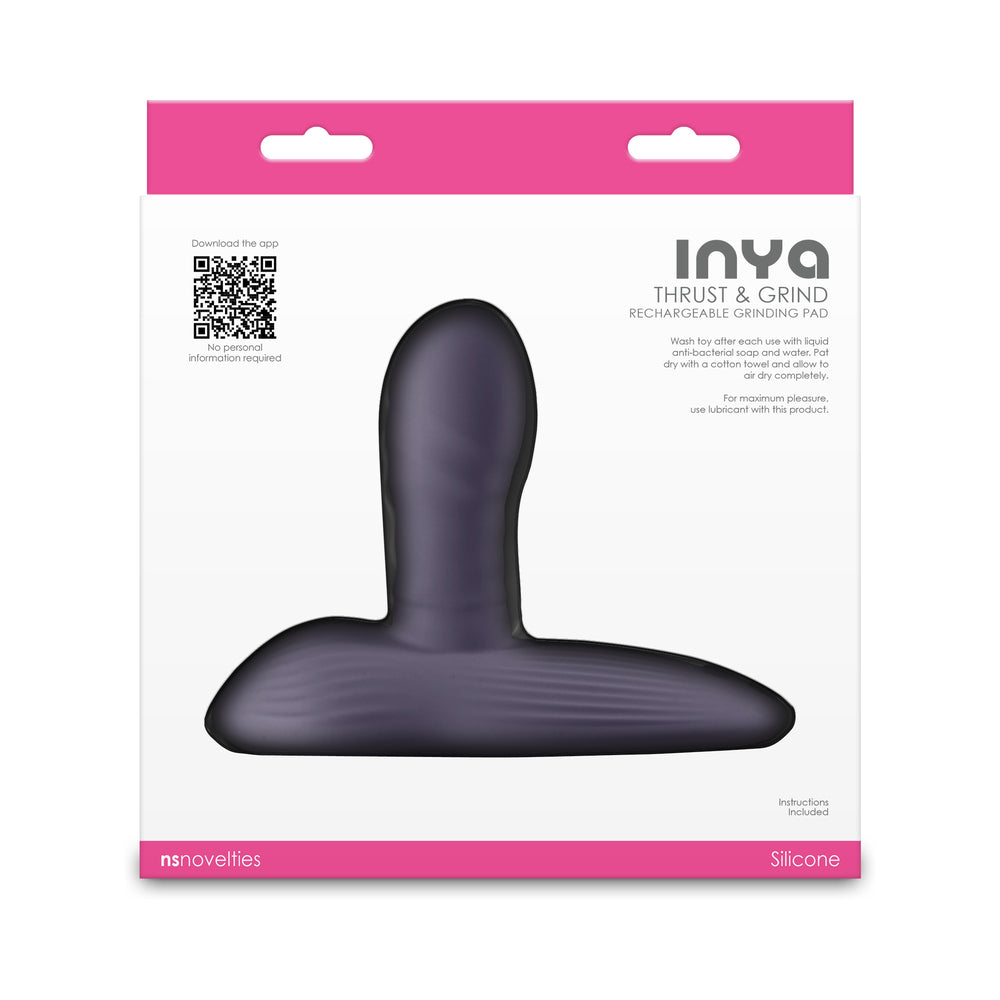 NS NOVELTIES - INYA THRUST & GRIND APP-CONTROLLED RECHARGEABLE GRINDING PAD GRAY