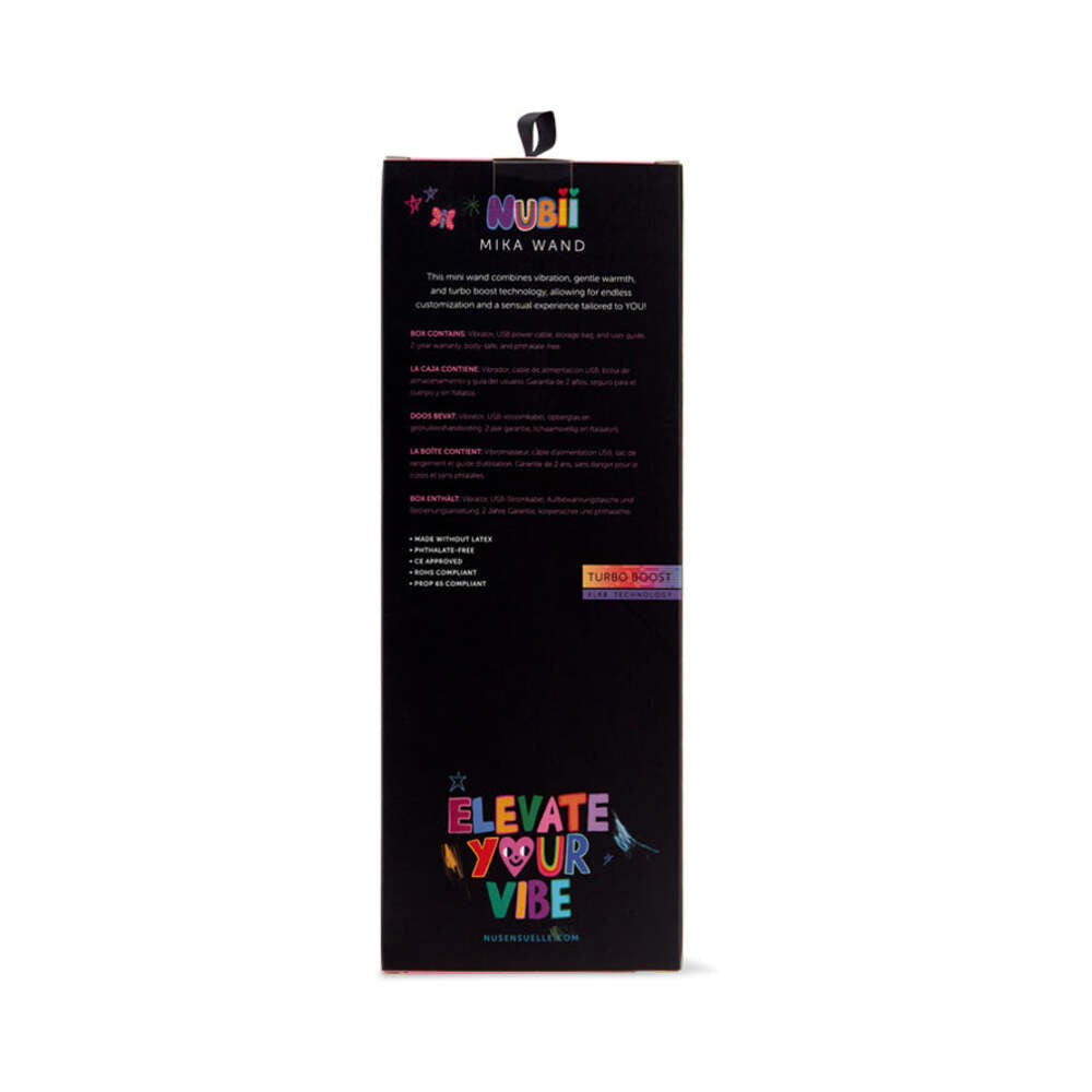 NU SENSUELLE - MIKA NUBII WAND WITH TURBO BOOST AND HEAT BLUE