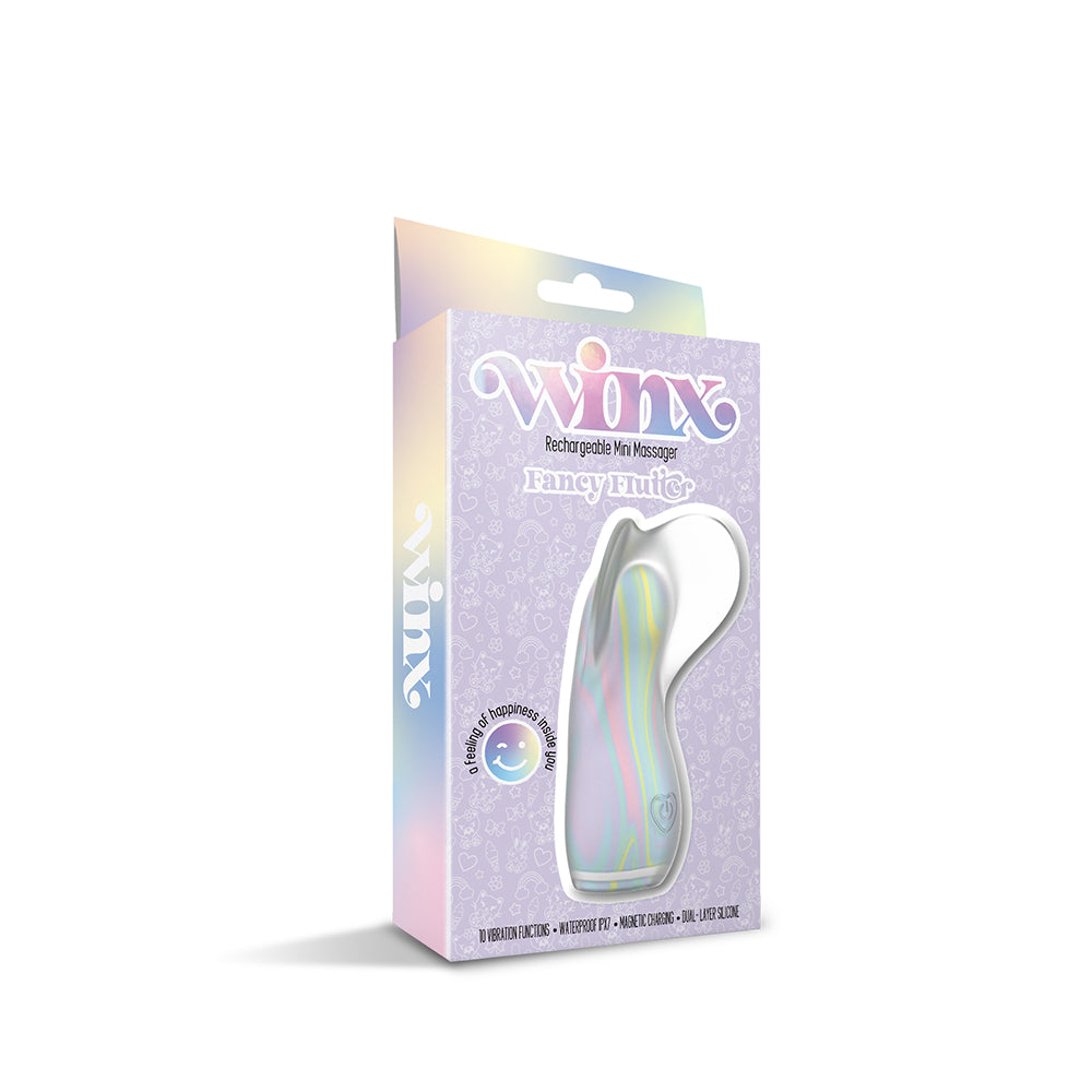 GLOBAL NOVELTIES - WINX FANCY FLUTTER SQUISHY SILICONE VIBRATOR