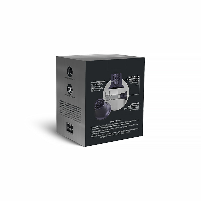 LOVELY PLANET - SUPORTE UNIVERSAL PARA VIBRADOR MAN WAN HOLDEN PRETO AMEIXA